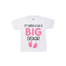 KNITROOT Kids White Typography Printed T-shirt-picture-31