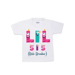 KNITROOT Kids White V-Neck T-shirt-picture-38