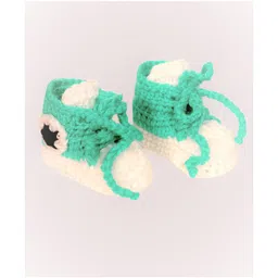 Knits & Knots Colour Blocked Booties - Green-picture-31