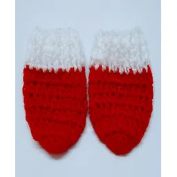 Knits & Knots crochet Solid Colour Mittens - Red-picture-10