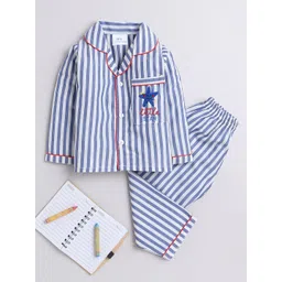 Knitting Doodles Kids Printed Pure Cotton Night suit-picture-41