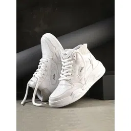 knoos Men Colourblocked High-Top Sneakers-picture-38