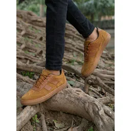 knoos Men Colourblocked Suede Sneakers-picture-21