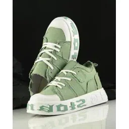 knoos Men Lace Fastening Heeled Sneakers with Round Toes-picture-16