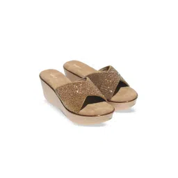 Koblerr Women Western Embellished Wedge Heels Sandals-picture-32