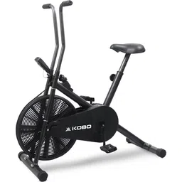 kobo Air Bike Exercise Cycle For Home 120 Kg User Weight | Exercise Bike For Home Gym Dual-Action Stationary Exercise Bike-picture-30