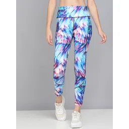 KOBO Women Printed Seamless Anti Slip Rapid-Dry Gym Tights-picture-19