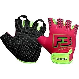 Kobo Ladies Exercise Weight Lifting Grippy Hand Protector Padded Gym & Fitness Gloves (Medium)-picture-30
