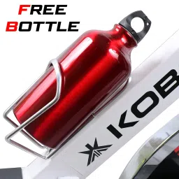 KOBO SB-11 Spin Bike Flywheel 15 Kg Cycle for Home Gym Workout For Men & Women Spinner Exercise Bike (White) image 5