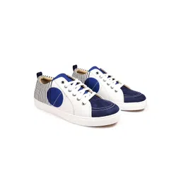 KobSook Men Colourblocked Suede Sneakers-picture-12