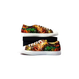 KobSook Men Printed Canvas Sneakers-picture-30