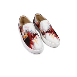 KobSook Men Printed Slip-On Sneakers-picture-37