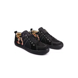 KobSook Men Printed Suede Sneakers-picture-15