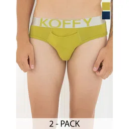 KOFFY Pack Of 2 Men Basic Briefs KOFFY_KI23_AFBU_MTGN_2PC-picture-14