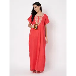 KOI SLEEPWEAR Women Solid Maxi Nightdress-picture-23