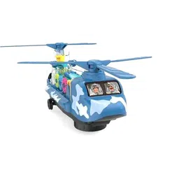 kokee toys Gear Chinook Helicopter Toy for Kids with Lights, Music and Bump & Go Mode-picture-36