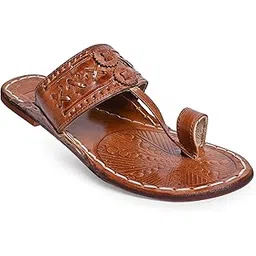 Kolhapuri Chappal for Men Stylish|kolapuri chapal Men|Leather Slippers for Men-picture-32