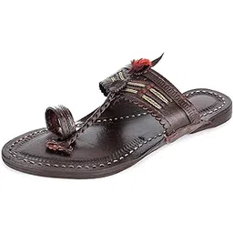 Kolhapuri kolapuri Chappal chapal Slipper for Women Ladies Leather-picture-15