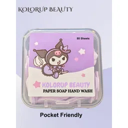 KOLORUP BEAUTY Paper Soap Travel-Friendly Hand Wash - 80 Sheets-picture-32