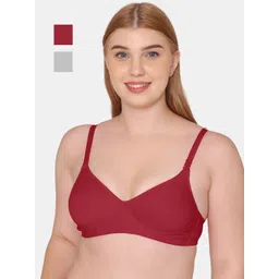 KOMLI Pack Of 2 Full Coverage All Day Comfort Cotton T-shirt Bras-picture-14