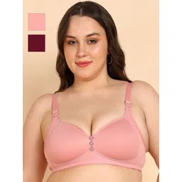 KOMLI Women Pack Of 2 Medium Coverage Lightly Padded Minimizer Bra-picture-20