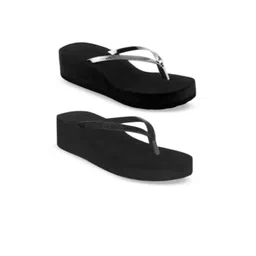 KOMOPT Women Pack Of 2 Open Toe Flats-picture-20
