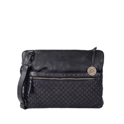 KOMPANERO Unisex Textured Leather Laptop Bag-picture-20