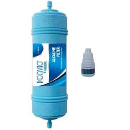 konvio neer 4 Inch Alkaline Water Filter Cartridge for All RO Water Purifier with pH Tester Solution (Alkaline, 4") - White & Black Solid Wire Connector-picture-24