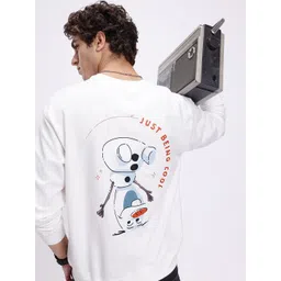 Kook N Keech Disney Olaf Printed Oversized Sweatshirt-picture-32