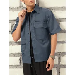 Kook N Keech Functional Fashion Oversized Pockets Shirt-picture-30