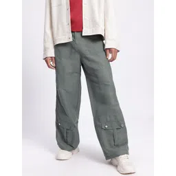 Kook N Keech Men Carefree Loose Fit Cargo Trousers-picture-36