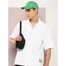 Kook N Keech Men Cuban Collar Relaxed Fit Premium Casual Shirt-picture-23