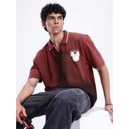 Kook N Keech Men Mickey Mouse Colourblocked Polo Collar T-shirt-picture-38