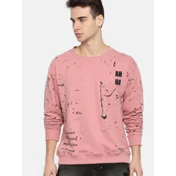 Kook N Keech Men Pink & Black Printed Sweatshirt-picture-34