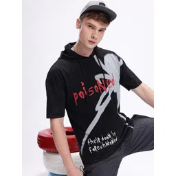 Kook N Keech Men Printed Hooded T-shirt-picture-12