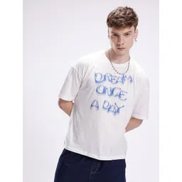 kook n keech Men Typography Round Neck Pure Cotton White T-Shirt-picture-10