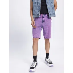 Kook N Keech Men Utility Weave High Rise Denim Shorts-picture-15