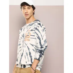 Kook N Keech Pure Cotton Printed Tie-Dyed Hooded Sweatshirt-picture-27