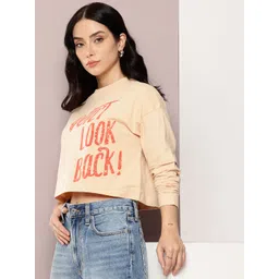 Kook N Keech Typography Printed Drop-Shoulder Sleeves Pure Cotton Boxy T-shirt image 1