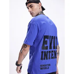 Kook N Keech Typography Printed Drop-Shoulder Sleeves Pure Cotton Oversized T-shirt-picture-11