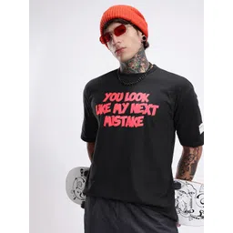 Kook N Keech Typography Printed Drop-Shoulder Sleeves Pure Cotton T-shirt-picture-37