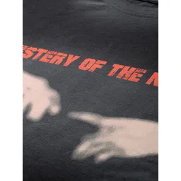 Kook N Keech Marvel Oversized Fit Graphic Printed Cropped Pure Cotton T-shirt image 2