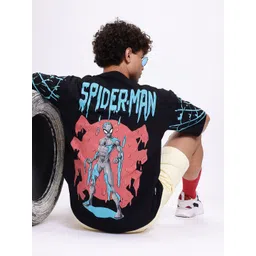 Kook N Keech Marvel Spider-Man Printed Oversize Pure Cotton T-shirt-picture-11