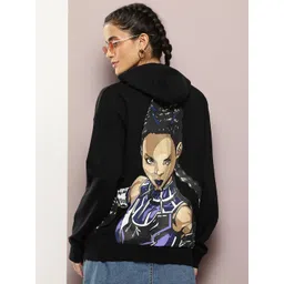 Kook N Keech Marvel Women Printed Hooded Sweatshirt-picture-24