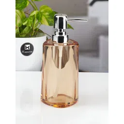 Kookee Brown Abstract Plastic Soap Dispenser-picture-14