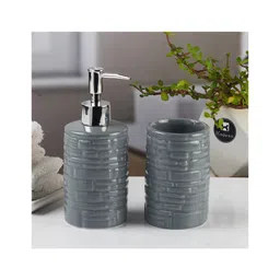 KOOKEE Ceramic Bathroom Accessories Set of 2 with Soap Dispenser (11116)-picture-13