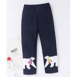 Kookie Kids Full Length Leggings Polar Bear Patch - Navy-picture-27