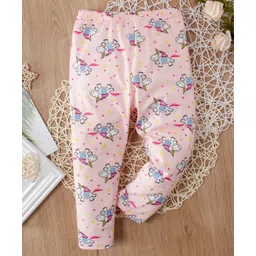 Kookie Kids Full Length Lounge Pant Unicorn Print - Pink-picture-15