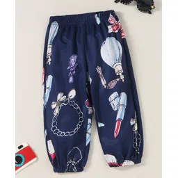 Kookie Kids Full Length Lounge Pants Accessories Print - Blue-picture-32