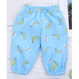 Kookie Kids Full Length Lounge Pants Banana Print - Blue-picture-16